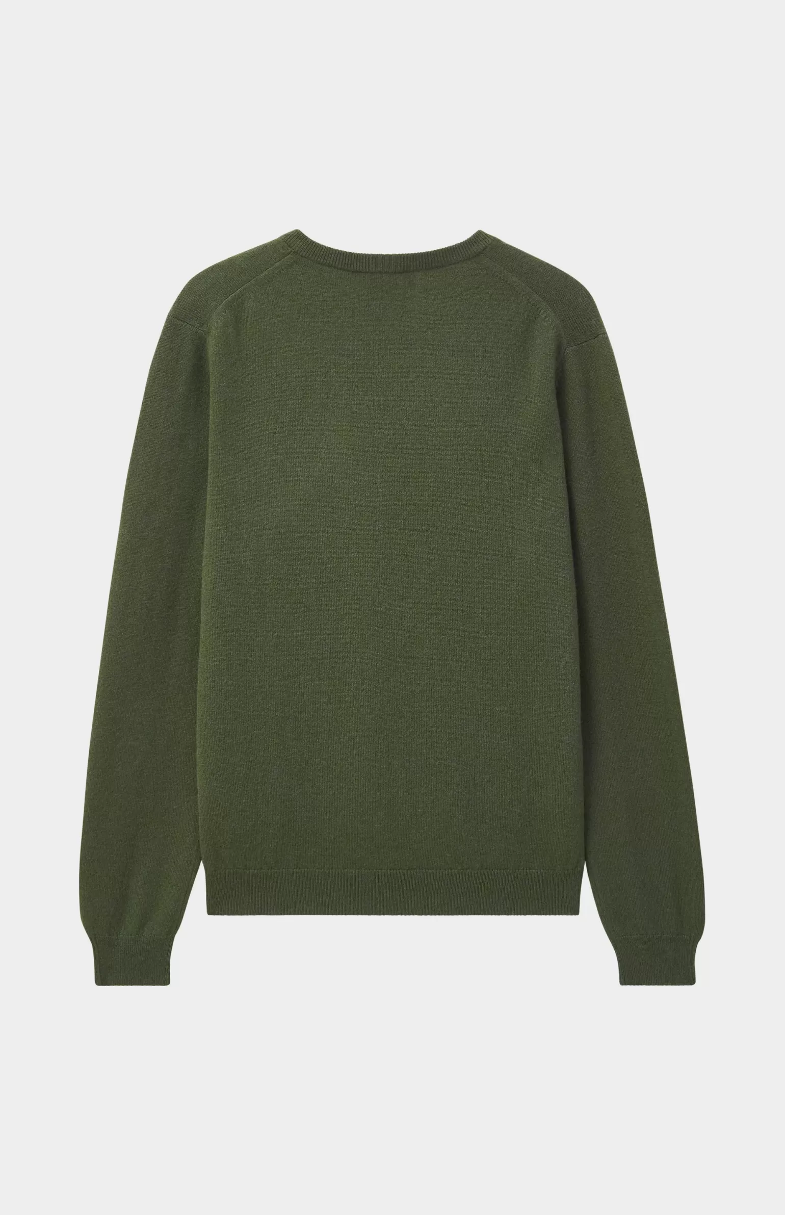 Pringle of Scotland Men's Classic V Neck Cashmere Jumper In Evergreen