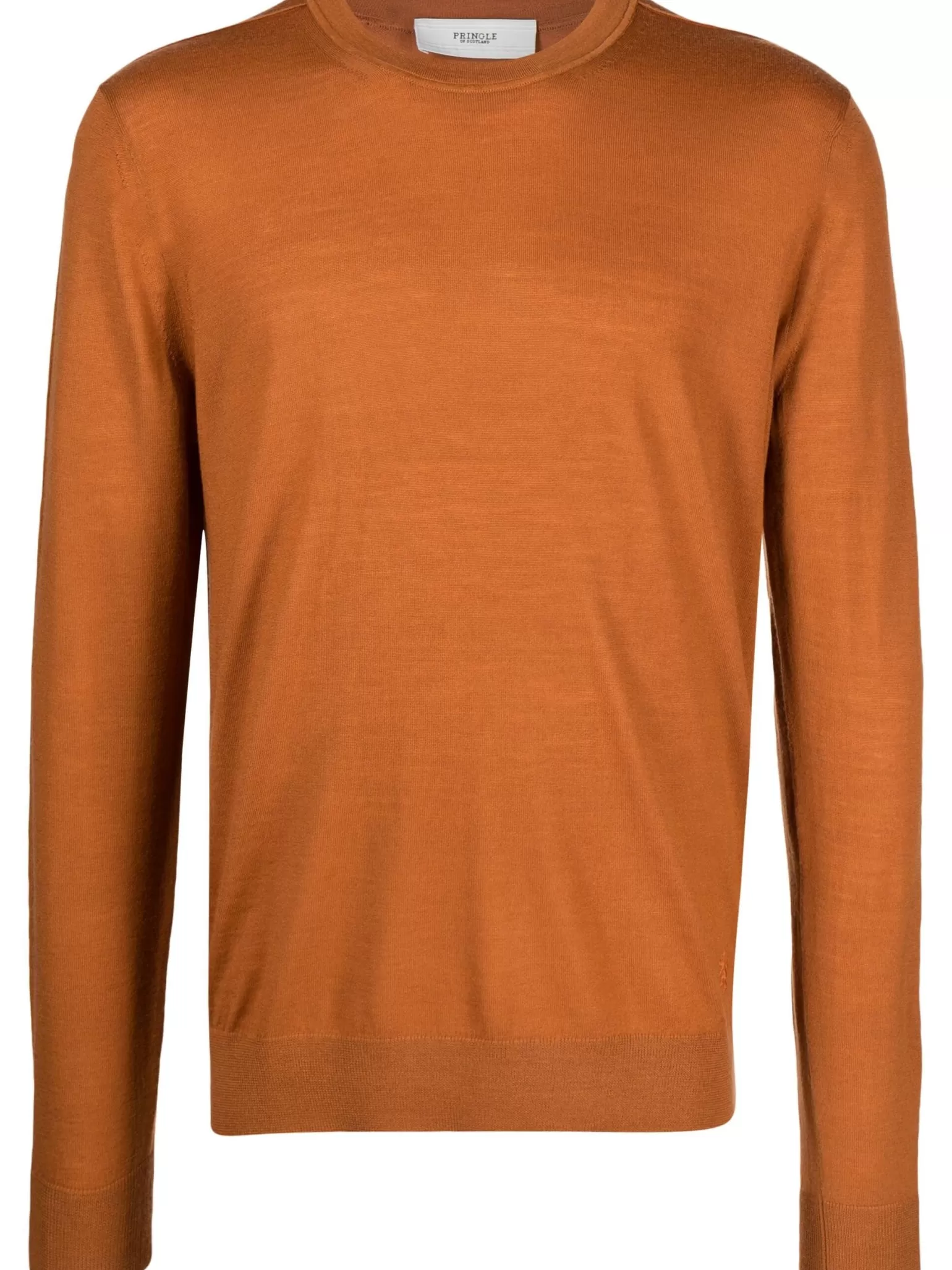 Pringle of Scotland Men's Round Neck Merino Jumper In Zinc